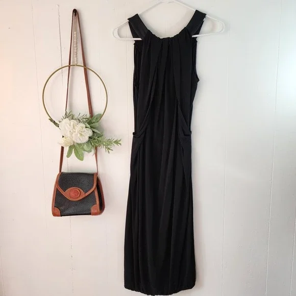 Prada Scoop Neck Knee-Length Dress Size XS